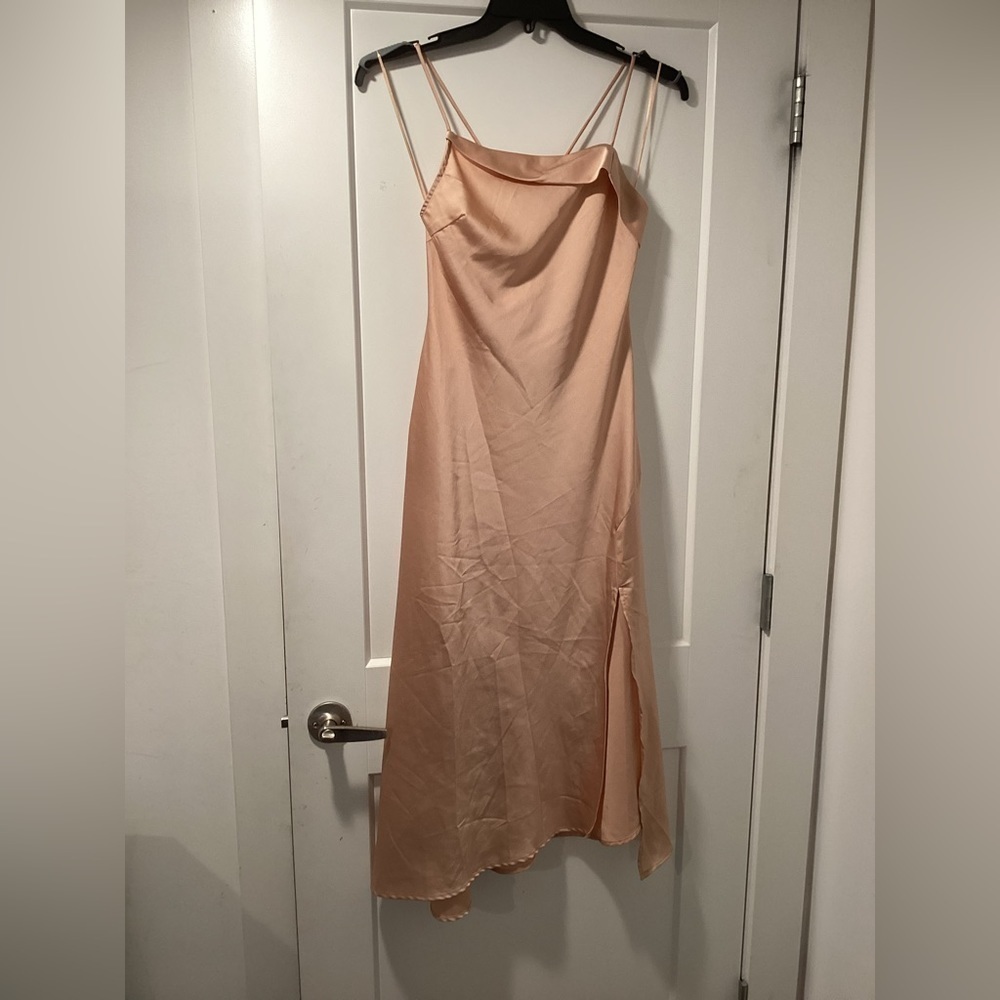 NWT Nordstrom ASTR The‎ Label Size S Slip Dress in Blush